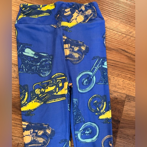 LuLaRoe Motorcycle‎ Kids Leggings L/XL - Picture 5 of 5